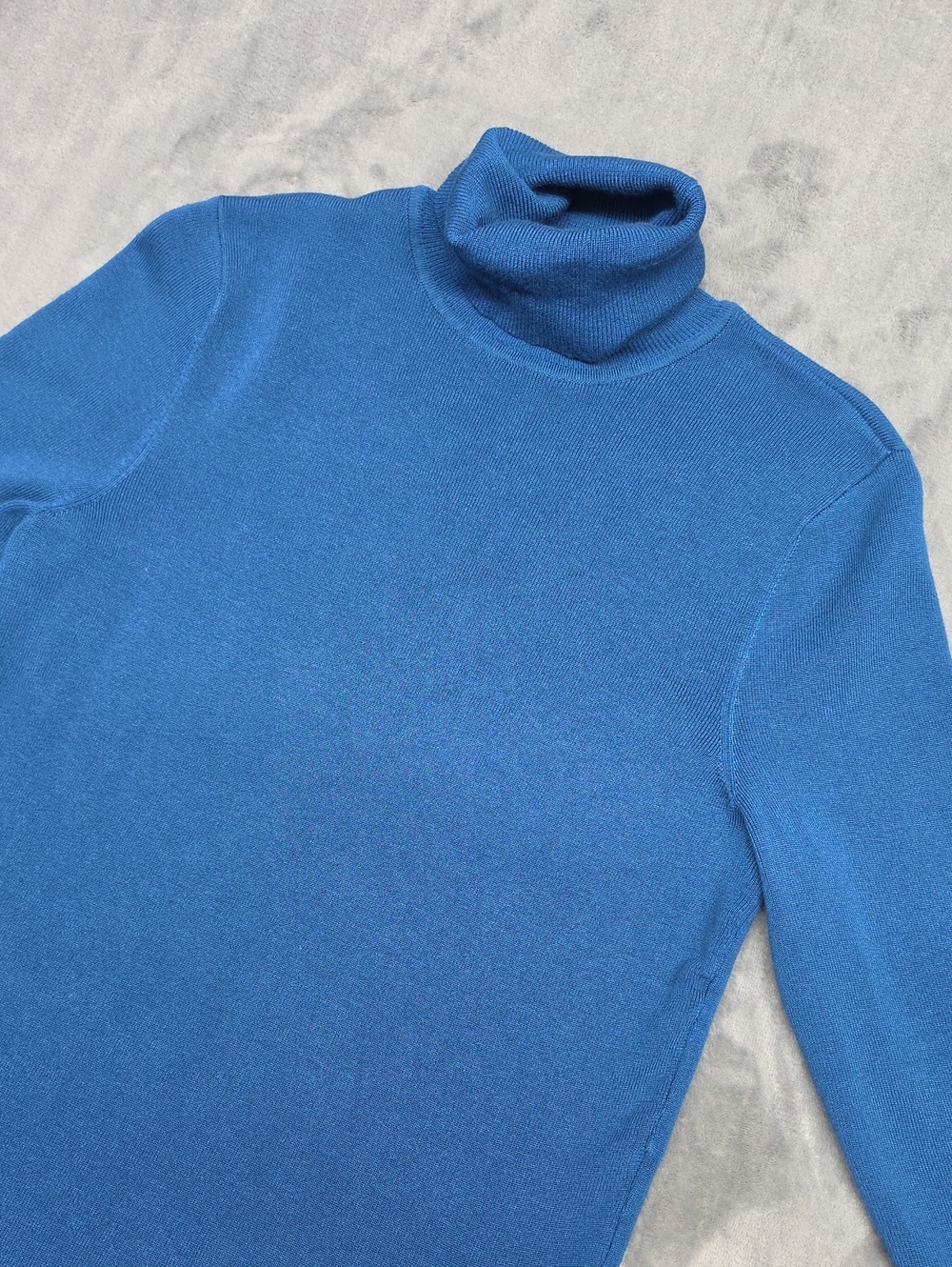 Chico's Royal Blue Turtleneck Sweater